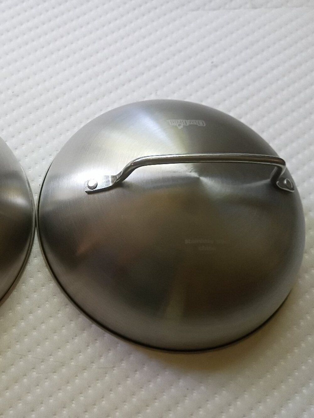 Set of 2 Char-Broil Stainless Steel Melting Domes 6.5" Griddle Basting Steaming